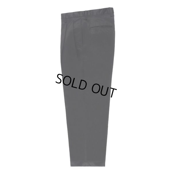 画像1: WACKO MARIA/DOUBLE PLEATED CHINO TROUSERS（BLACK）［ツータックチノトラウザース-23春夏］