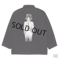 WACKO MARIA/JEAN-MICHEL BASQUIAT / ARMY SHIRT（BLACK）［アーミーシャツ-23春夏］