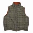 画像5: 【50%OFF】DAIRIKU/Reversible Check Nylon Vest（Brown）［リバーシブルチェックナイロンベスト-23春夏］