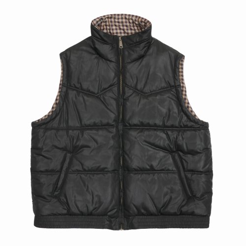 他の写真1: DAIRIKU/Reversible Check Nylon Vest（Black） 【40%OFF】［リバーシブルチェックナイロンベスト-23春夏］