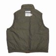 画像6: 【50%OFF】DAIRIKU/Reversible Check Nylon Vest（Brown）［リバーシブルチェックナイロンベスト-23春夏］
