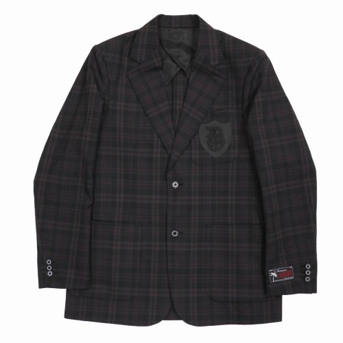 他の写真1: DAIRIKU/School Check Tailored Jacket（Red&Brown） 【40%OFF】［スクールチェックテーラードJKT-23春夏］