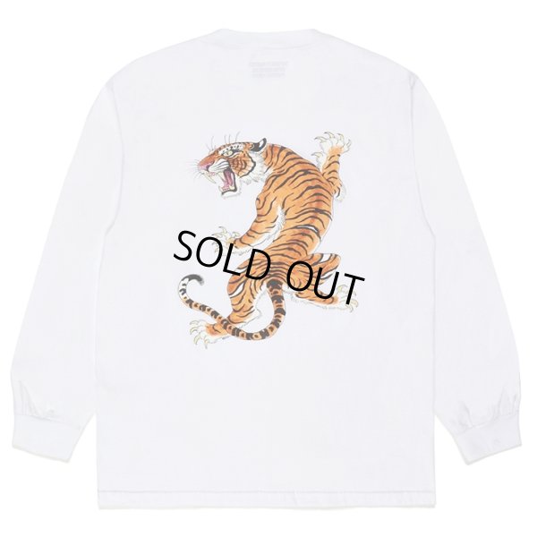 画像1: WACKO MARIA/TIM LEHI / LONG SLEEVE T-SHIRT（WHITE）［プリント長袖T-23春夏］