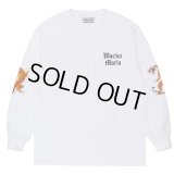 WACKO MARIA/TIM LEHI / LONG SLEEVE T-SHIRT（WHITE）［プリント長袖T-23春夏］