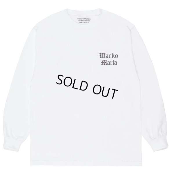 画像2: WACKO MARIA/TIM LEHI / LONG SLEEVE T-SHIRT（WHITE）［プリント長袖T-23春夏］