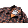 画像4: TIGHTBOOTH/WAVEY PLAID JACKET（Orange）［スウィングトップ-23春夏］