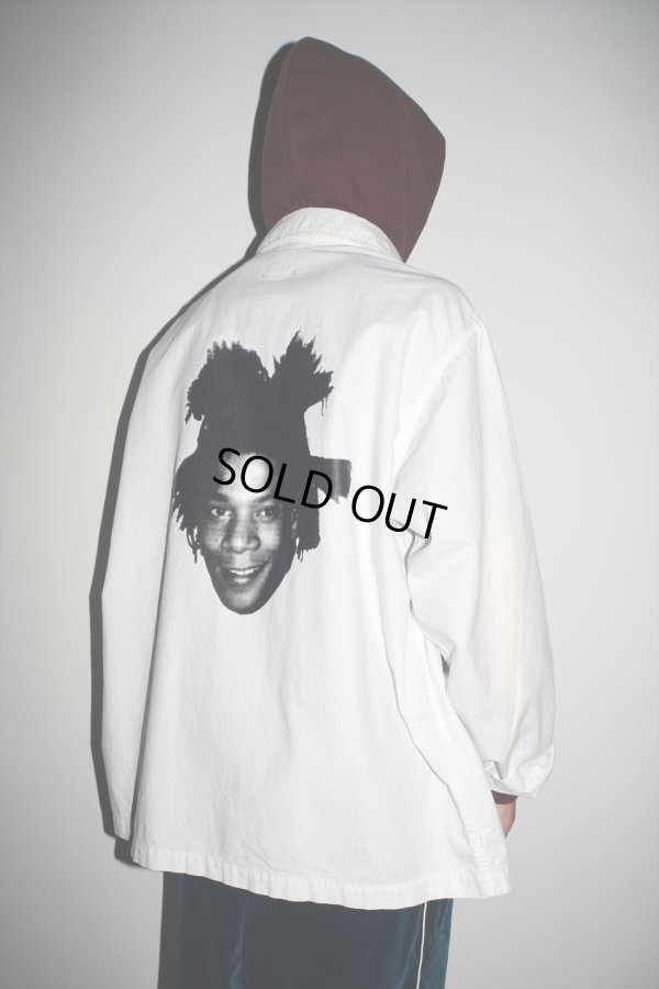 画像3: WACKO MARIA/JEAN-MICHEL BASQUIAT / ARMY SHIRT（WHITE）［アーミーシャツ-23春夏］