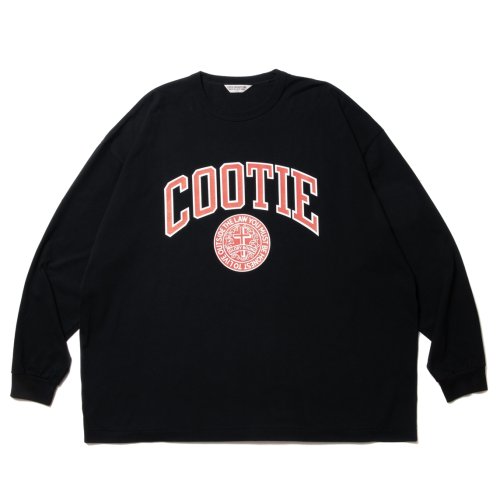 他の写真1: COOTIE PRODUCTIONS/Print Oversized L/S Tee（COLLEGE）（Black）［オーバーサイズ長袖T-23春夏］