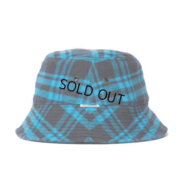 画像2: COOTIE PRODUCTIONS/Nel Check Bucket Hat（Black/Blue）［ネルチェックバケットハット-23春夏］