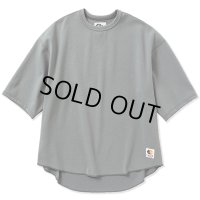 CALEE/Multi way high gauge weave drop shoulder cutsew（Gray） 【50%OFF】［ハイゲージドロップショルダーカットソー-23春夏］