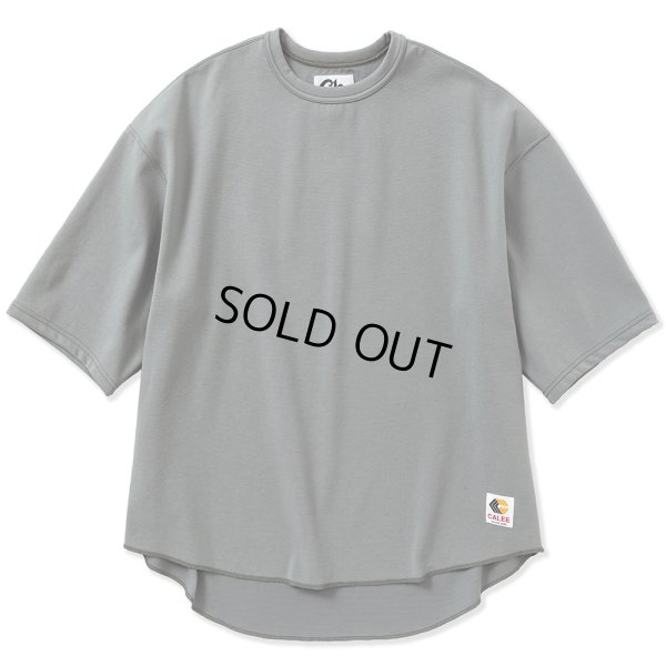 画像1: CALEE/Multi way high gauge weave drop shoulder cutsew（Gray） 【50%OFF】［ハイゲージドロップショルダーカットソー-23春夏］