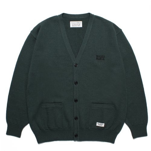 他の写真1: WACKO MARIA/CLASSIC KNIT CARDIGAN（GREEN）［クラシックニットカーディガン-23春夏］