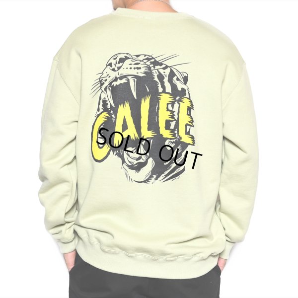 画像4: CALEE/CALEE Old tiger crew neck sweat（White）［クルーネックスウェット-23春夏］