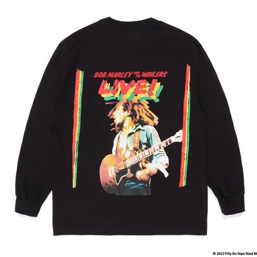 他の写真2: WACKO MARIA/BOB MARLEY / LONG SLEEVE T-SHIRT（BLACK）［プリント長袖T-23春夏］