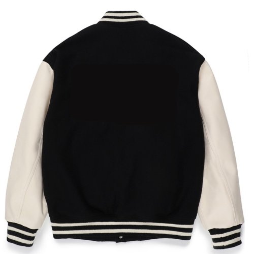 他の写真2: WACKO MARIA/LEATHER VARSITY JACKET（BLACK）［袖レザースタジャン-23春夏］