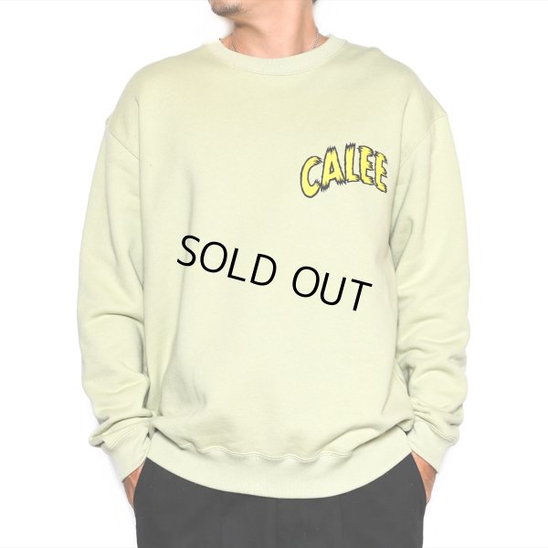 画像3: CALEE/CALEE Old tiger crew neck sweat（White）［クルーネックスウェット-23春夏］