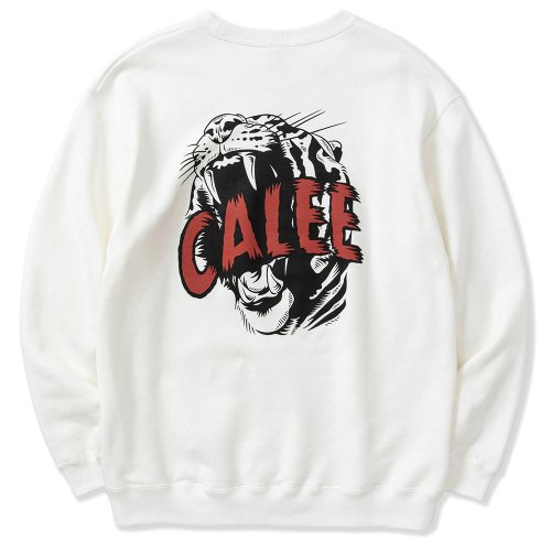 他の写真2: CALEE/CALEE Old tiger crew neck sweat（White）［クルーネックスウェット-23春夏］