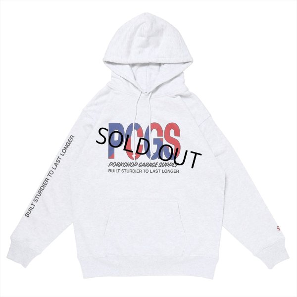 画像1: PORKCHOP/BIG PCGS HOODIE（GRAY）［プルオーバーパーカー-23春夏］