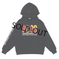PORKCHOP/BIG PCGS HOODIE（BLACK）［プルオーバーパーカー-23春夏］