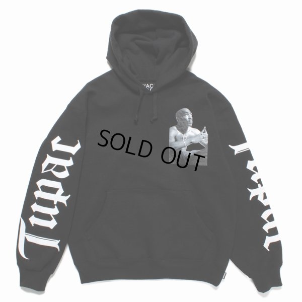 画像2: WACKO MARIA/2PAC / HEAVY WEIGHT HOODED SWEAT SHIRT（BLACK）［プルオーバーパーカー-23春夏］