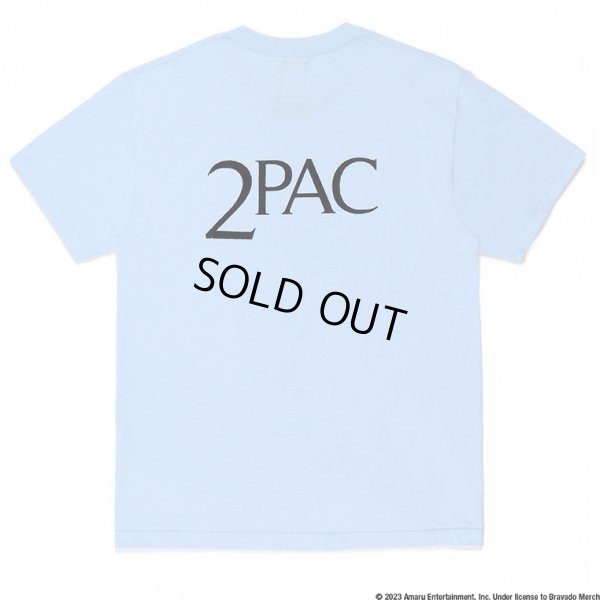 画像2: WACKO MARIA/2PAC / T-SHIRT（L-BLUE）［プリントT-23春夏］