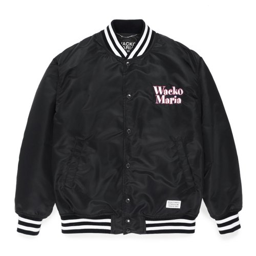 他の写真1: WACKO MARIA/NYLON VARSITY JACKET（BLACK）［ナイロンヴァーシティJKT-23春夏］