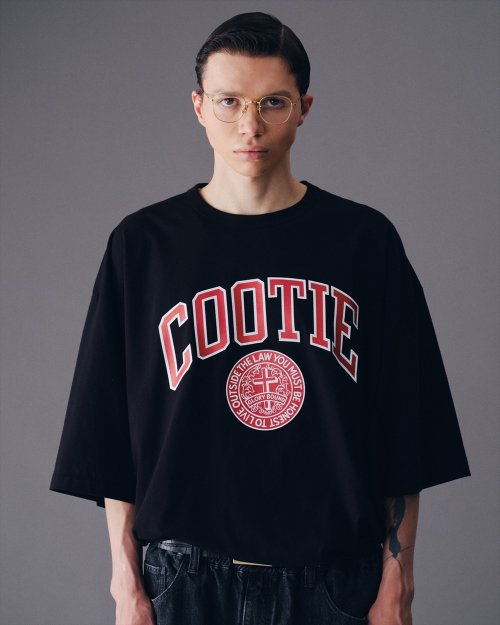 他の写真2: COOTIE PRODUCTIONS/Print Oversized Tee（COLLEGE）（Black）［オーバーサイズT-23春夏］