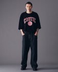 画像3: COOTIE PRODUCTIONS/Print Oversized Tee（COLLEGE）（Black）［オーバーサイズT-23春夏］ (3)