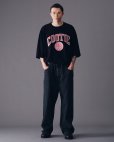 画像3: COOTIE PRODUCTIONS/Print Oversized Tee（COLLEGE）（Black）［オーバーサイズT-23春夏］ (3)