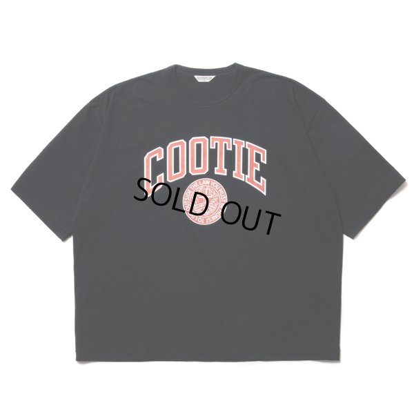 画像1: COOTIE PRODUCTIONS/Print Oversized Tee（COLLEGE）（Black）［オーバーサイズT-23春夏］