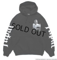 WACKO MARIA/2PAC / HEAVY WEIGHT HOODED SWEAT SHIRT（BLACK）［プルオーバーパーカー-23春夏］