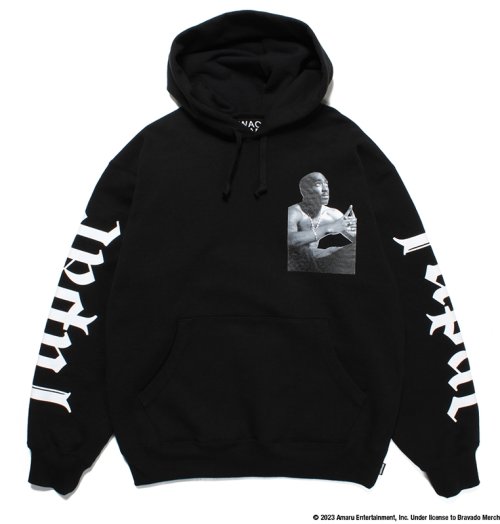 他の写真1: WACKO MARIA/2PAC / HEAVY WEIGHT HOODED SWEAT SHIRT（BLACK）［プルオーバーパーカー-23春夏］