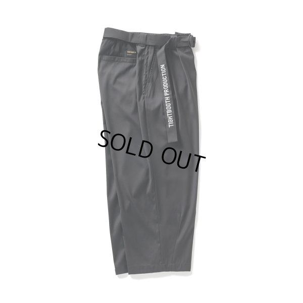 画像2: TIGHTBOOTH/BAGGY SLACKS（Black）［バギースラックス-23春夏］