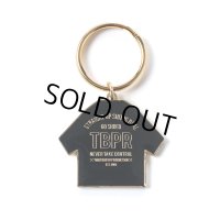 TIGHTBOOTH/STRAIGHT UP KEY CHAIN（Black/Gold）［キーチェーン-23春夏］