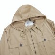 画像4: DAIRIKU/"Benjamin" Satin Hoodie Jacket（Beige） 【40%OFF】［サテンフーディーJKT-23春夏］