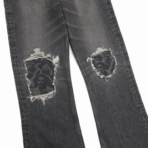 他の写真3: DAIRIKU/Damage Flare Denim Pants（Black） 【30%OFF】［ダメージ"フレア"デニムパンツ-23春夏］