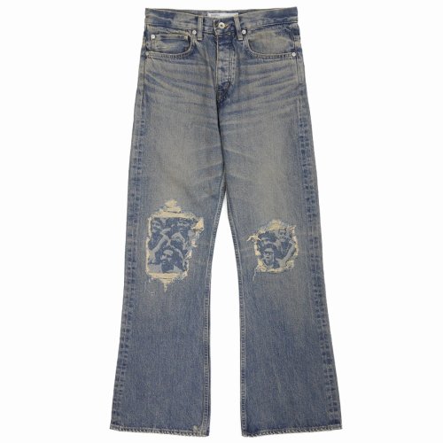 他の写真1: DAIRIKU/Damage Flare Denim Pants（Indigo） 【30%OFF】［ダメージ"フレア"デニムパンツ-23春夏］