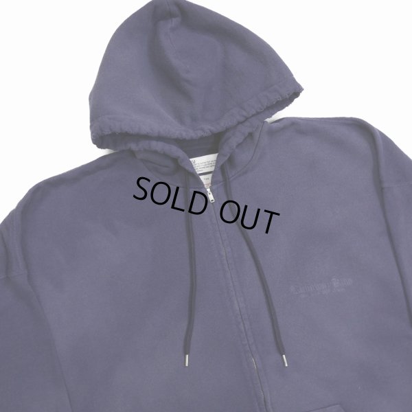 画像4: DAIRIKU/"Water-repellent" Zip Up Hoodie（Vintage Purple） 【30%OFF】［ジップアップフーディー-23春夏］