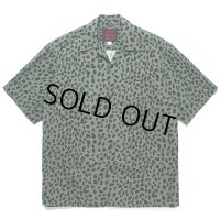 WACKO MARIA/GRAMICCI / LEOPARD OPEN COLLAR SHIRT（KHAKI）［レオパードオープンカラーシャツ-23春夏］