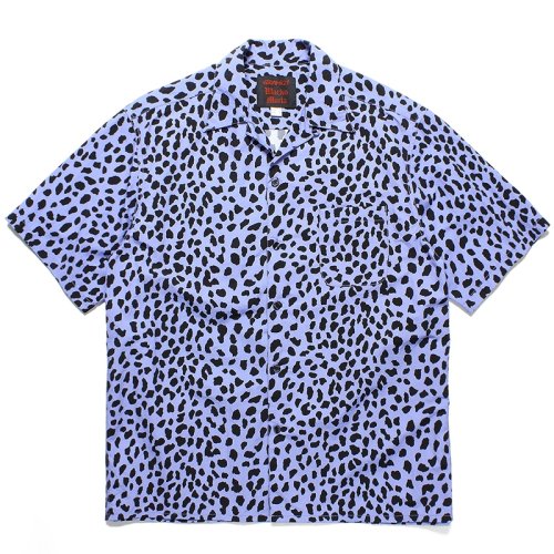 他の写真1: WACKO MARIA/GRAMICCI / LEOPARD OPEN COLLAR SHIRT（PURPLE）［レオパードオープンカラーシャツ-23春夏］