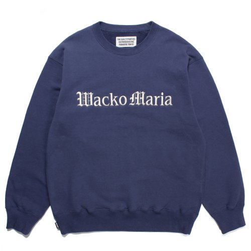 他の写真1: WACKO MARIA/MIDDLE WEIGHT SWEAT SHIRT（NAVY）［クルーネックスウェット-23春夏］