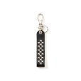 画像1: CALEE/Studs & Embossing assort leather key ring -Type E-（Black/E）［レザーキーリング-23春夏］ (1)