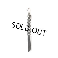 CALEE/Studs & Embossing assort leather key ring -Type C-（Black/C）［レザーキーリング-23春夏］