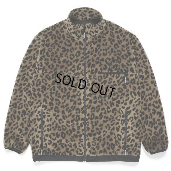 画像1: WACKO MARIA/LEOPARD LIGHT BOA FLEECE JACKET（BEIGE）［レオパードライトボアフリースJKT-23春夏］