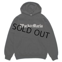 WACKO MARIA/MIDDLE WEIGHT PULL OVER HOODED SWEAT SHIRT（BLACK）［プルオーバーパーカー-23春夏］