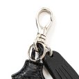 画像2: CALEE/Studs & Embossing assort leather key ring -Type F-（Black/F）［レザーキーリング-23春夏］ (2)