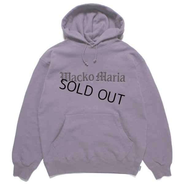 画像1: WACKO MARIA/MIDDLE WEIGHT PULL OVER HOODED SWEAT SHIRT（PURPLE）［プルオーバーパーカー-23春夏］