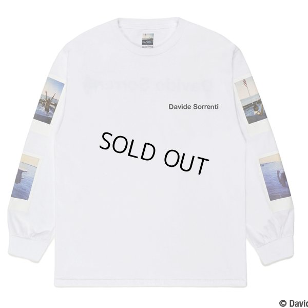 画像1: WACKO MARIA/DAVIDE SORRENTI / LONG SLEEVE T-SHIRT（WHITE）［プリント長袖T-23春夏］