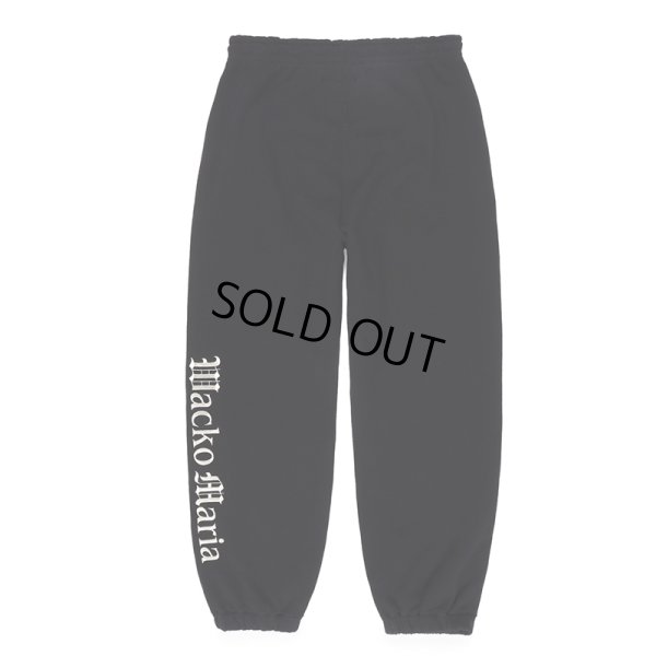 画像1: WACKO MARIA/MIDDLE WEIGHT SWEAT PANTS（BLACK）［スウェットパンツ-23春夏］