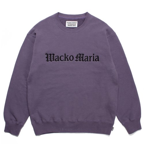 他の写真1: WACKO MARIA/MIDDLE WEIGHT SWEAT SHIRT（PURPLE）［クルーネックスウェット-23春夏］